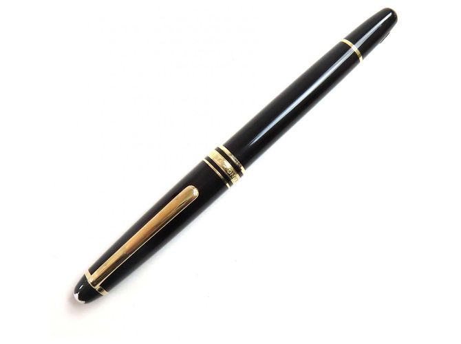 Pluma Montblanc Meisterstück 14K Negro - vista 2