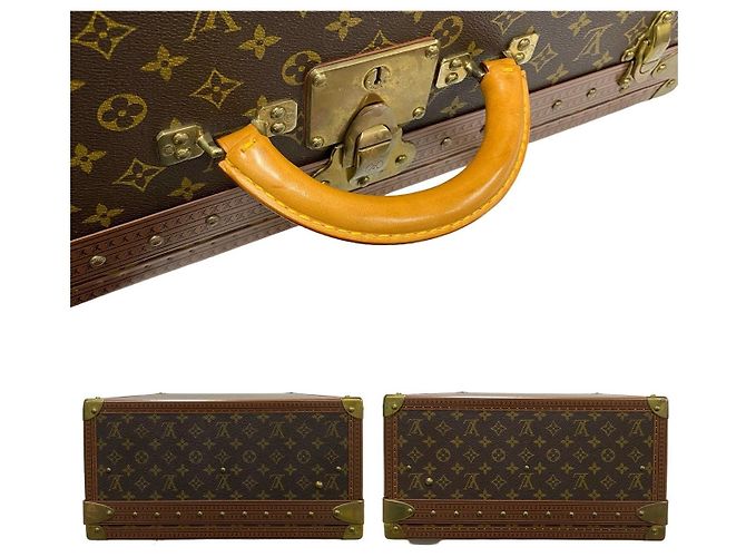 Baule Monogramma Louis Vuitton Marrone - vista 5
