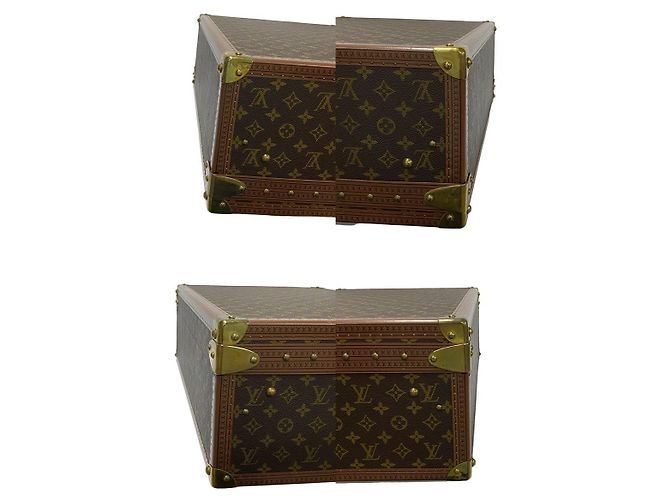 Baule Monogramma Louis Vuitton Marrone - vista 7
