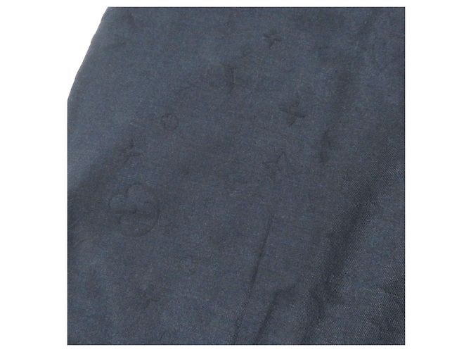 Monogram Polyesterhosen von Louis Vuitton Blau Marineblau - Ansicht 5