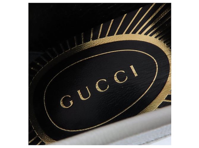 Mocassini Gucci in pelle Beige Crudo - vista 10
