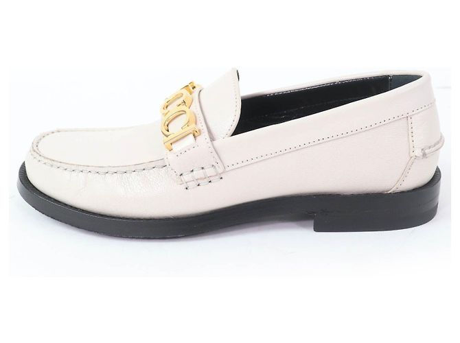 Mocassini Gucci in pelle Beige Crudo - vista 5