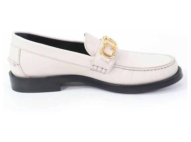 Mocassini Gucci in pelle Beige Crudo - vista 6