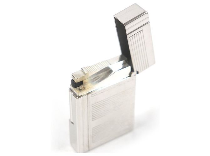 Autre Marque Encendedor con patrón de borde Gatsby Dupont Plata - vista 3