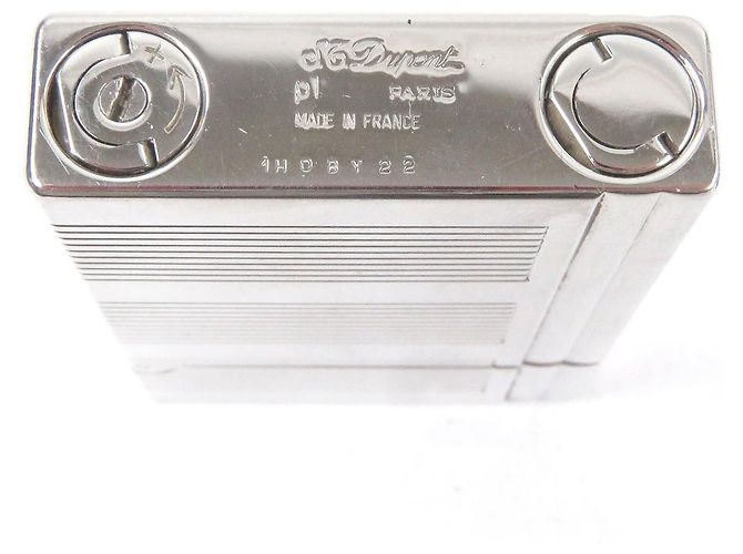 Autre Marque Encendedor con patrón de borde Gatsby Dupont Plata - vista 5