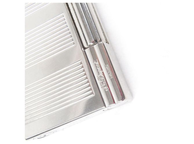 Autre Marque Encendedor con patrón de borde Gatsby Dupont Plata - vista 6