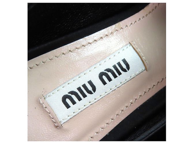 Miu Miu Pumps Satin-Pumps Schwarz - Ansicht 10