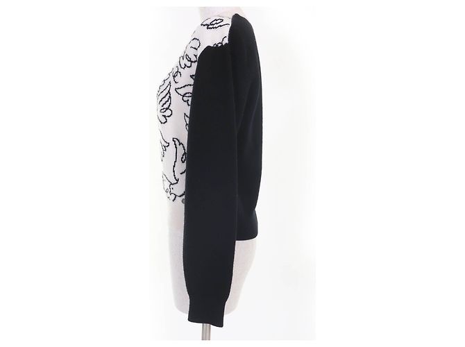 Timeless Top de punto Chanel Negro Blanco - vista 2