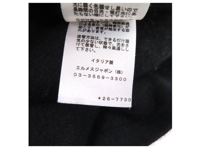 Vestido de cachemira Chaine d'Ancre de Hermès Negro - vista 10