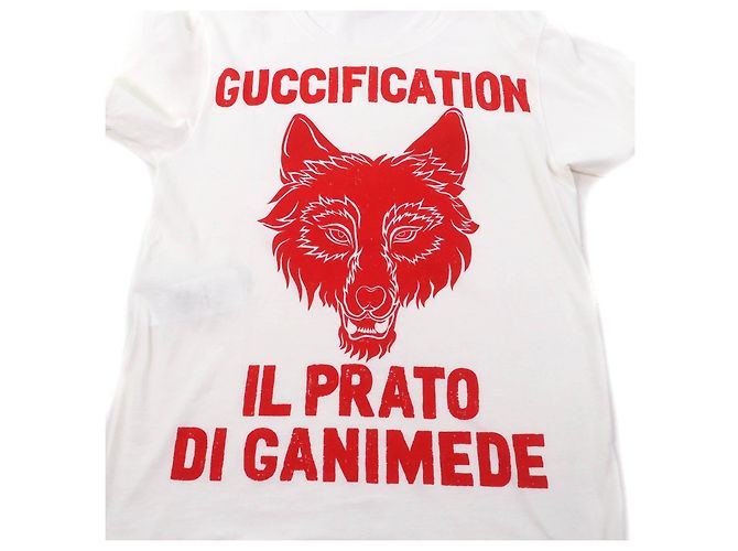 Camiseta de algodón GUCCIFICATION de Gucci Blanco - vista 5