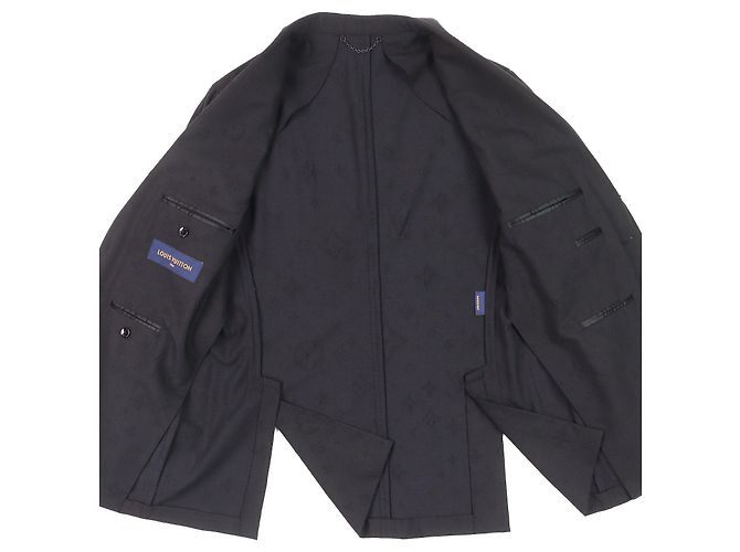 Louis Vuitton Monogram Polyester Jacket Black - view 3