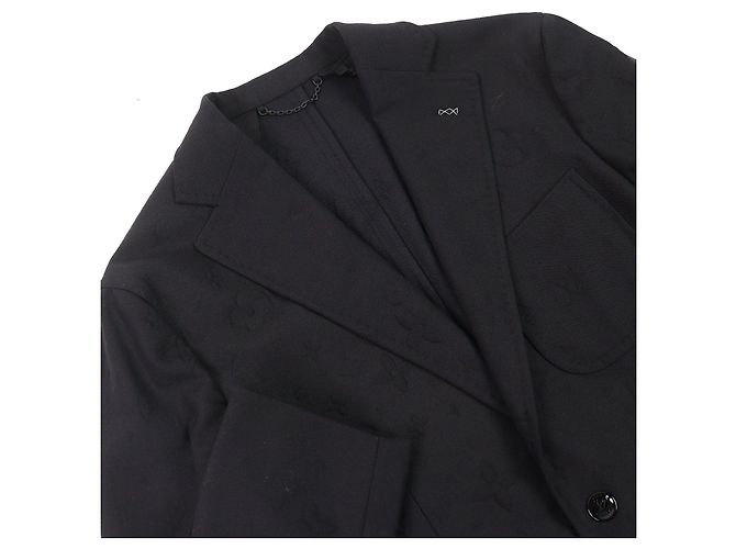 Louis Vuitton Monogram Polyester Jacket Black - view 4