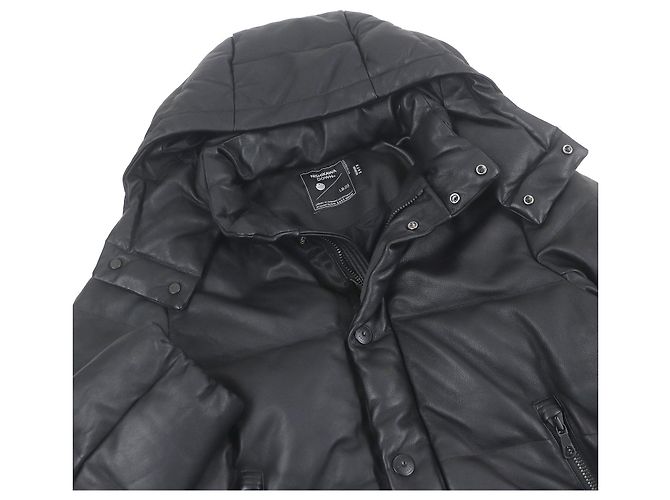 Autre Marque nano universe nishikawa DOWN Down jacket Sheep leather Down jacket Black - view 2
