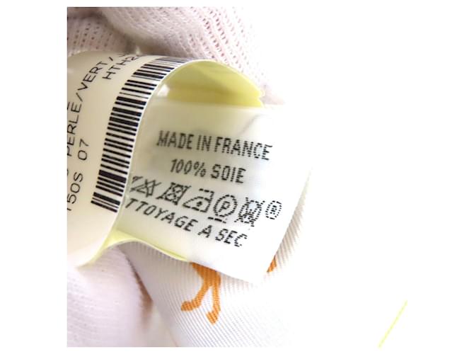 Hermès Foulard in seta HERMES PARADE Grigio - vista 7
