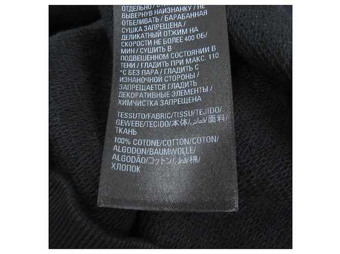 Everyday Sudadera de algodón con logo BB de strass Balenciaga Negro - vista 9