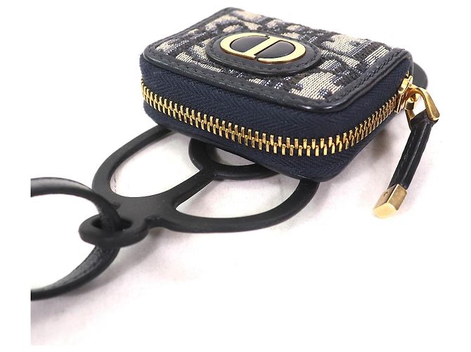 Supporto per telefono AirPods Trotter Oblique 30 MONTAIGNE Christian Dior Nero Beige Blu navy - vista 3