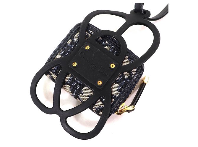 Supporto per telefono AirPods Trotter Oblique 30 MONTAIGNE Christian Dior Nero Beige Blu navy - vista 4