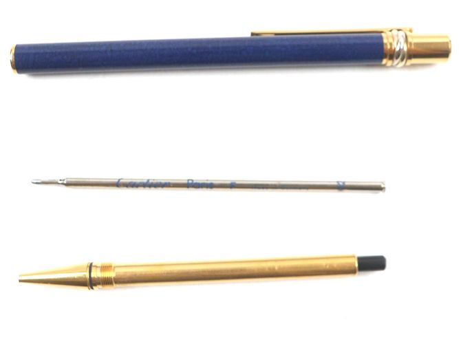 Bolígrafo Cartier Trinity Azul - vista 3