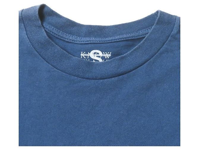 Autre Marque Know Wave LQQK Studio Baumwoll-T-Shirt Blau - Ansicht 4