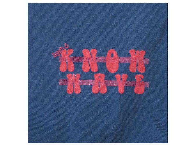 Autre Marque Know Wave LQQK Studio Baumwoll-T-Shirt Blau - Ansicht 5