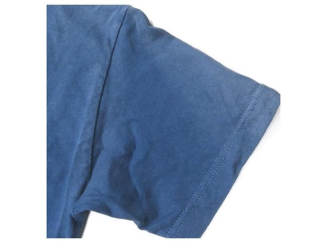 Autre Marque Know Wave LQQK Studio Baumwoll-T-Shirt Blau - Ansicht 7