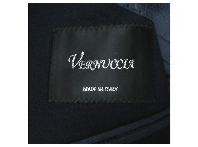 Autre Marque Conjunto de traje de lana elástica Vernuccia Azul Azul marino - vista 6