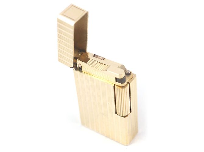 Autre Marque Dupont Line 1 Long Lighter Golden - view 3