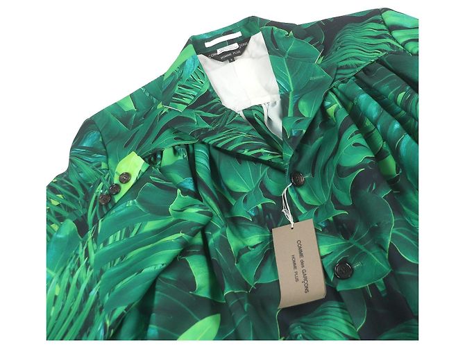 Autre Marque Chaqueta con estampado de hojas COMME des GARCONS HOMME PLUS Verde - vista 2