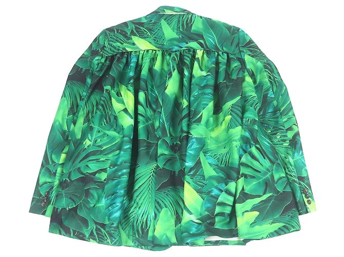 Autre Marque Chaqueta con estampado de hojas COMME des GARCONS HOMME PLUS Verde - vista 4