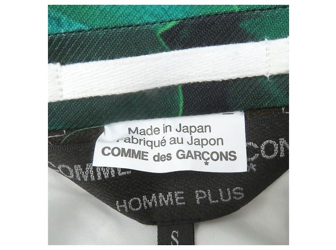 Autre Marque Chaqueta con estampado de hojas COMME des GARCONS HOMME PLUS Verde - vista 7
