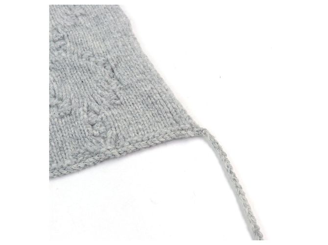Maison Martin Margiela Maison Margiela 1 Bester Icon Stitch Poncho-Stil Pullover aus Wolle Grau - Ansicht 5