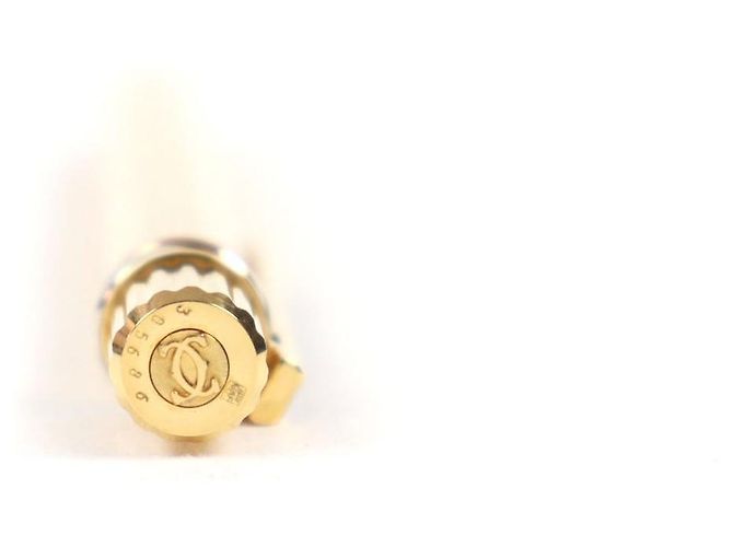 Bolígrafo Cartier Trinity con patrón de rayas Dorado - vista 5