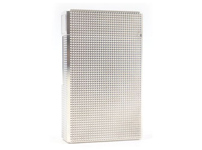 Autre Marque Briquet Long Dupont Ligne 1 Argenté - vue 2