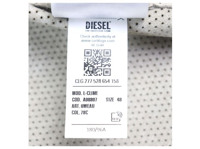 Autre Marque Diesel L-CLIME Lammfelllederjacke Braun - Ansicht 13