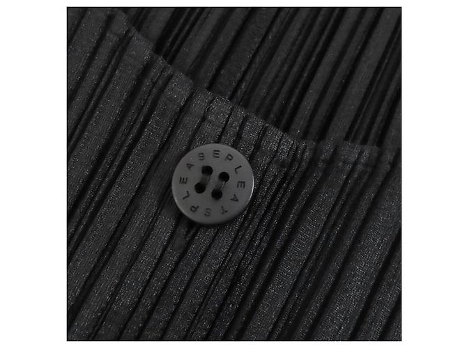 Issey Miyake Totem Pole Kleid PLEATS PLEASE Schwarz - Ansicht 5