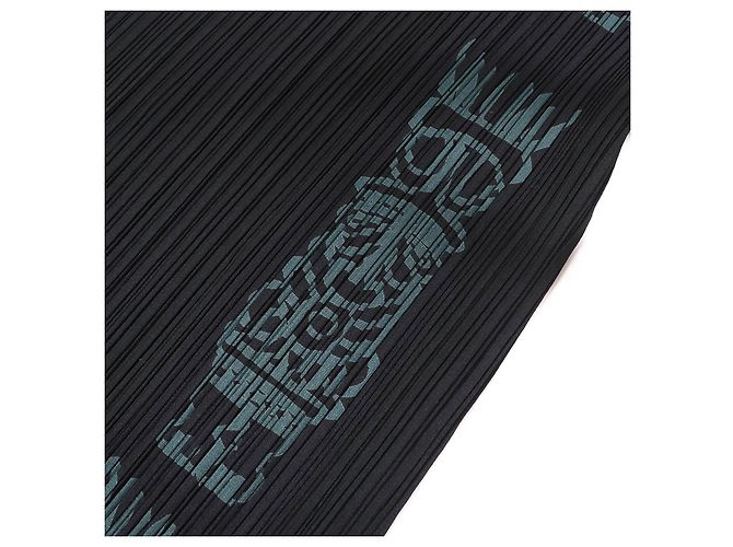 Issey Miyake Totem Pole Kleid PLEATS PLEASE Schwarz - Ansicht 6