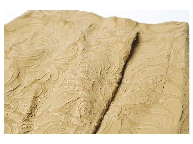 Autre Marque Falda de algodón jacquard Carven Beige - vista 4