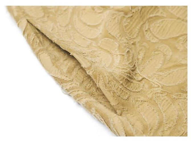 Autre Marque Falda de algodón jacquard Carven Beige - vista 5
