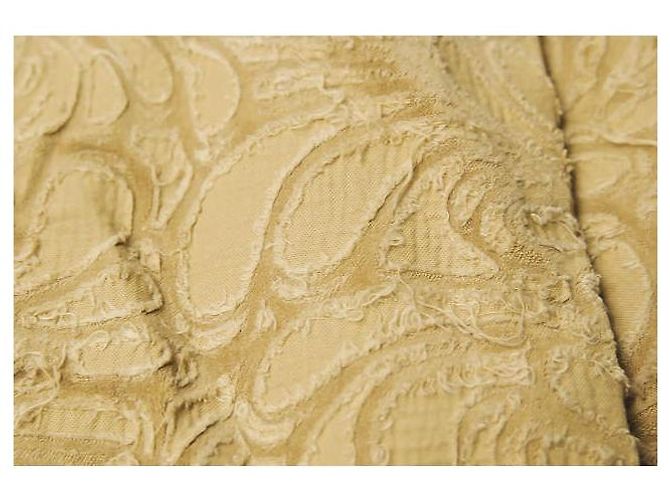Autre Marque Falda de algodón jacquard Carven Beige - vista 7