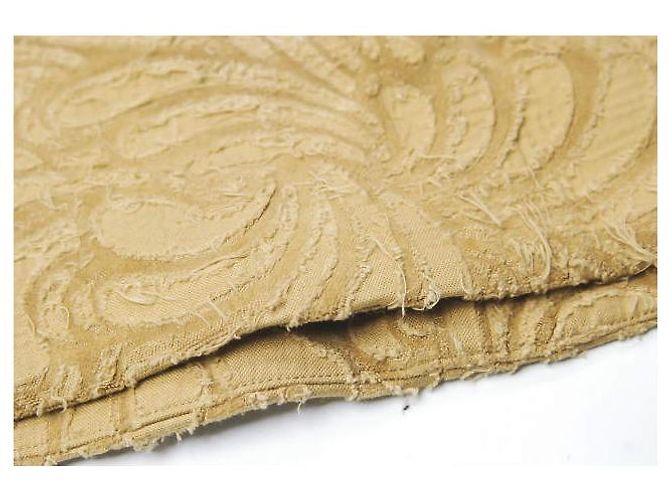 Autre Marque Falda de algodón jacquard Carven Beige - vista 8