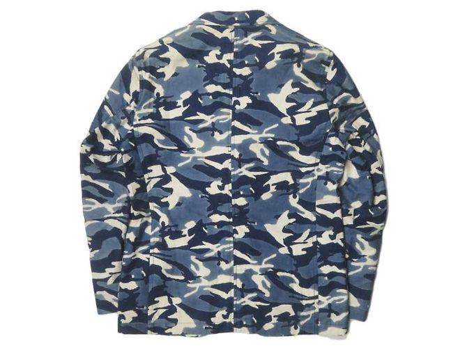 Autre Marque Chaqueta de algodón camuflaje índigo SOPHNET. Azul - vista 2