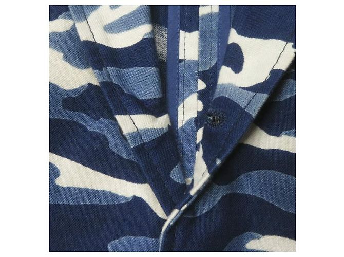 Autre Marque Chaqueta de algodón camuflaje índigo SOPHNET. Azul - vista 5