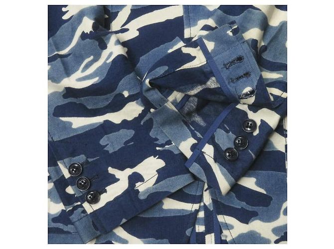 Autre Marque Chaqueta de algodón camuflaje índigo SOPHNET. Azul - vista 7