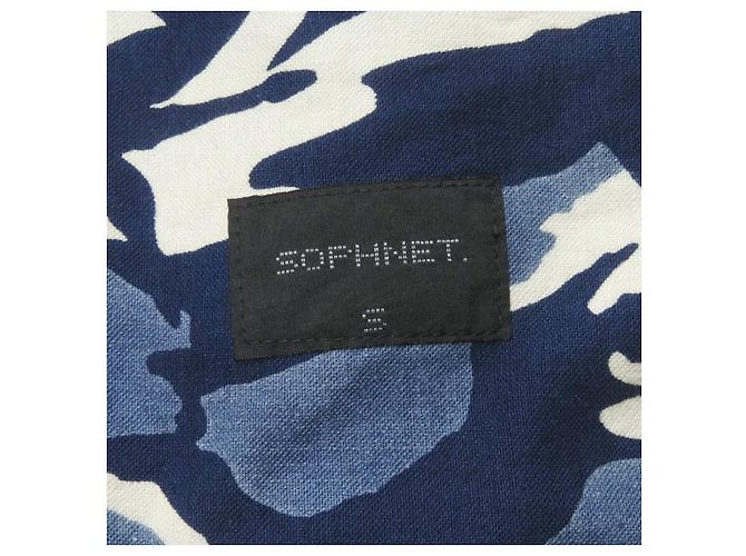 Autre Marque Chaqueta de algodón camuflaje índigo SOPHNET. Azul - vista 9