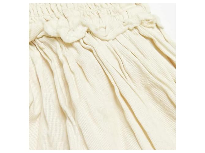 Autre Marque Falda de algodón Ray BEAMS 18SS Beige - vista 7