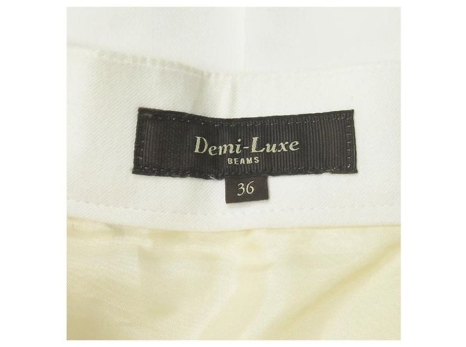 Autre Marque Gonna plissettata in misto Demi-Luxe BEAMS Bianco - vista 3