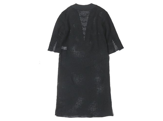 Autre Marque BAUME Schnürung Mesh-Kleid Schwarz - Ansicht 2