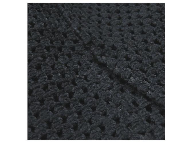 Autre Marque BAUME Schnürung Mesh-Kleid Schwarz - Ansicht 6