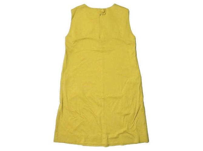 Autre Marque Vestido sin mangas J&M Davidson de algodón lyocell Amarillo - vista 2