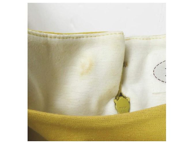 Autre Marque Vestido sin mangas J&M Davidson de algodón lyocell Amarillo - vista 4